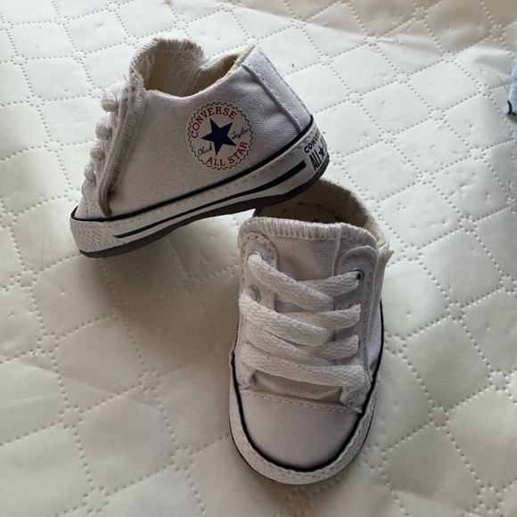 Converse Kids All Star White Sneakers - Picture 1 of 3